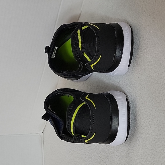 MIA Sport Boy's Black Blue Green Slip On Sneakers, 5 - Picture 2 of 9